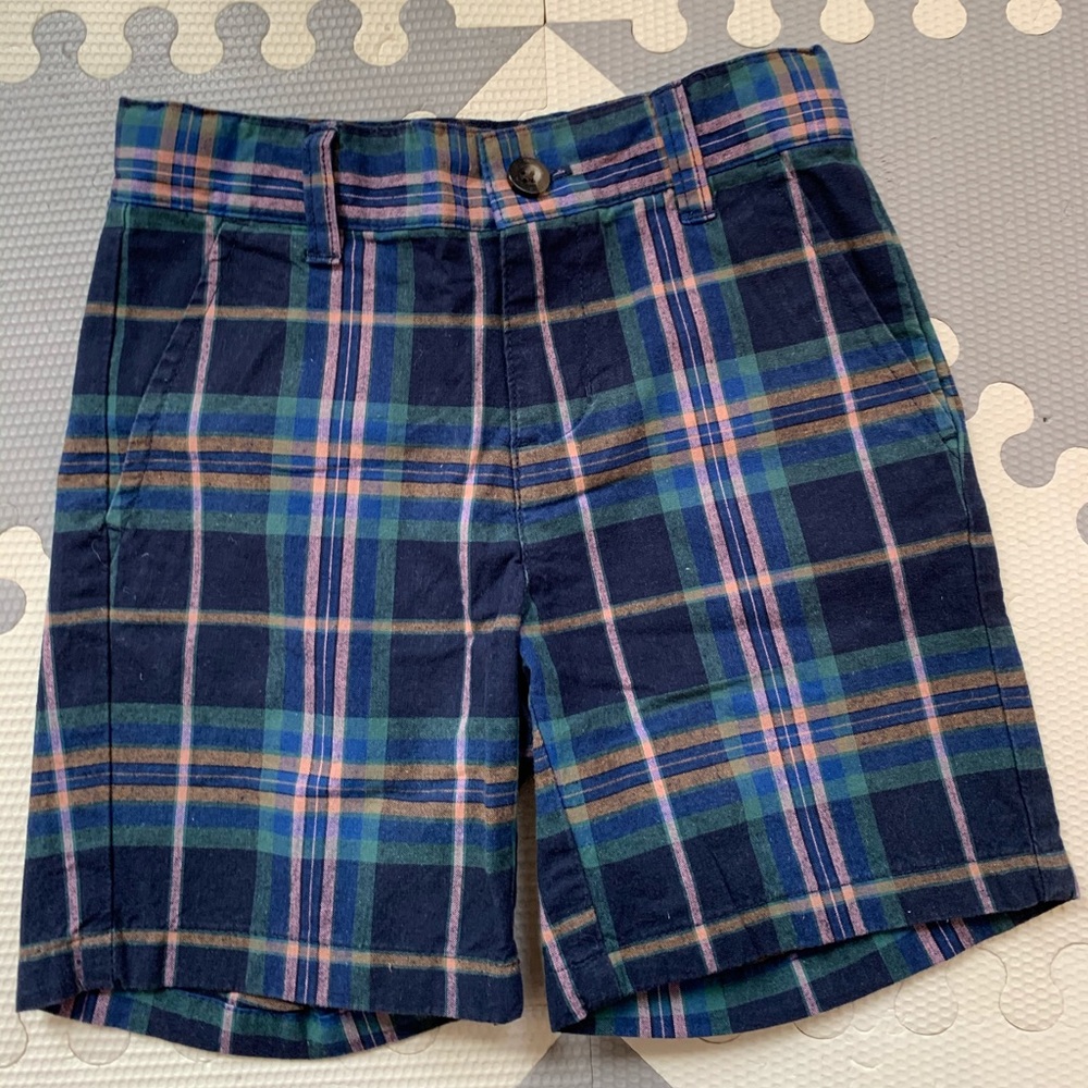 Janie and Jack Plaid Boy Shorts